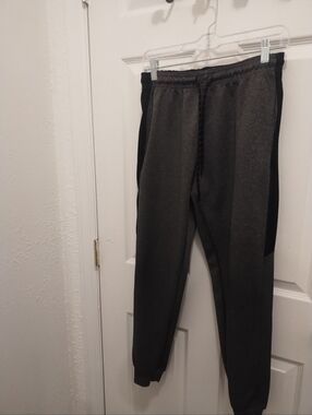 Game Time Charcoal and Black Joggers